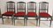 Dining Chairs by Kerstin Horlin Holmquist for Asko, Finland, 1970s, Set of 4 1