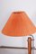 Mid-Century Czech Table Lamp in Beech & Galvanized Metal, 1960s 5