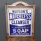 20th Century Edwardian Watsons Soap Enamel Advertising Chair, 1910s 9