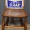 20th Century Edwardian Watsons Soap Enamel Advertising Chair, 1910s 15