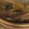 Viktorianischer ölbemalter Halblune Reisekoffer, 19. Jh., 1880er 20