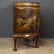 19th Century Victorian Oil Painted Demi Lune Coach Trunk, 1880s 5