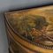 19th Century Victorian Oil Painted Demi Lune Coach Trunk, 1880s 19