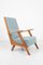 High Seat Armchair in Walnut, 1950s, Image 5