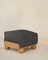 Cove Footstool in Dark Granite by Fred Rigby Studio, Image 1