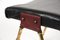 Desk with Leather Sheathed Stool by Jacques Adnet, 1950, Set of 2, Image 3