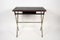 Desk with Leather Sheathed Stool by Jacques Adnet, 1950, Set of 2, Image 10