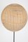 Iron Floor Lamp with Straw Shade, 1970s, Image 2