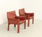 Cab 414 Armchairs by Mario Bellini for Cassina, 1980s, Set of 2 2