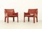 Cab 414 Armchairs by Mario Bellini for Cassina, 1980s, Set of 2, Image 3
