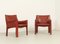 Cab 414 Armchairs by Mario Bellini for Cassina, 1980s, Set of 2 8