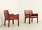 Cab 414 Armchairs by Mario Bellini for Cassina, 1980s, Set of 2, Image 10