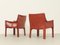 Cab 414 Armchairs by Mario Bellini for Cassina, 1980s, Set of 2 11