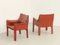 Cab 414 Armchairs by Mario Bellini for Cassina, 1980s, Set of 2, Image 7