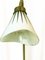 Brass Floor Lamp with Milk Glass Shade, 1950s, Image 4