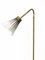 Brass Floor Lamp with Milk Glass Shade, 1950s, Image 3