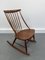 Rocking Chair Mid-Century par Illum Wikkelsø pour Niels Eilersen 9