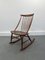 Rocking Chair Mid-Century par Illum Wikkelsø pour Niels Eilersen 1