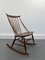 Rocking Chair Mid-Century par Illum Wikkelsø pour Niels Eilersen 8
