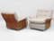 Teak Tulip Armchairs with Bouclé Wool Upholstery from G-Plan, 1970s, Set of 2 1