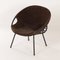 Suede Balloon Chair by Lusch & Co, 1960s 3