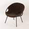 Suede Balloon Chair by Lusch & Co, 1960s, Image 3
