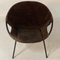 Suede Balloon Chair by Lusch & Co, 1960s, Image 9