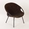 Suede Balloon Chair by Lusch & Co, 1960s 7