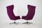 Swivel Wingback Lounge Chairs by Miroslav Navratil, 1960s, Set of 2 11