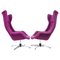 Poltrone girevoli Wingback di Miroslav Navratil, anni '60, set di 2, Immagine 1