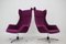 Swivel Wingback Lounge Chairs by Miroslav Navratil, 1960s, Set of 2 7
