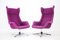 Swivel Wingback Lounge Chairs by Miroslav Navratil, 1960s, Set of 2 3