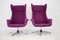 Swivel Wingback Lounge Chairs by Miroslav Navratil, 1960s, Set of 2 4