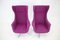 Swivel Wingback Lounge Chairs by Miroslav Navratil, 1960s, Set of 2 6