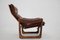 Danish Adjustable Armchair in Leather by Genega Mobler, 1960s, Image 3