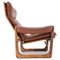 Danish Adjustable Armchair in Leather by Genega Mobler, 1960s 5