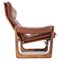 Danish Adjustable Armchair in Leather by Genega Mobler, 1960s, Image 5