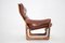 Danish Adjustable Armchair in Leather by Genega Mobler, 1960s 4