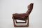 Danish Adjustable Armchair in Leather by Genega Mobler, 1960s, Image 9