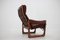 Danish Adjustable Armchair in Leather by Genega Mobler, 1960s 12