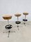 Tabourets de Bar Vintage Industriels, 1970s, Set de 3 2