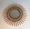 Small Rattan Mirror, 1970s, Image 3