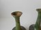 Dänische Polychrome Keramik Vasen von Hermann August Kähler, 1920er, 2er Set 7