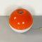 Italian Space Age Metal, Orange Plastic and White Opaline Glass Table Lamp, 1970s, Image 5