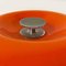 Italian Space Age Metal, Orange Plastic and White Opaline Glass Table Lamp, 1970s, Image 9