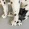 Italian Modern Black & White Ceramic Sculpture of Harlequin Great Dane Dog, 1980s, Image 14