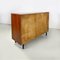 Mid-Century Modern Italian Wood and Black Metal Chest of Drawers, 1960s, Image 7