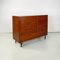 Mid-Century Modern Italian Wood and Black Metal Chest of Drawers, 1960s 6