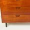 Mid-Century Modern Italian Wood and Black Metal Chest of Drawers, 1960s, Image 12