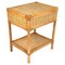 Mid-Century Italian Bedside Table in Bamboo and Rattan, 1970s 8